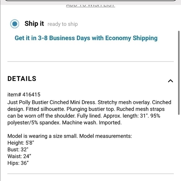 𝅺nwt Bustier cinched mini dress - Picture 5 of 5